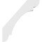Ekena Millwork 3 1/2-in. W x 32-in. D x 36-in. H Olympic Architectural Grade PVC Knee Brace BRCP035X32X36OLY - alternate 3
